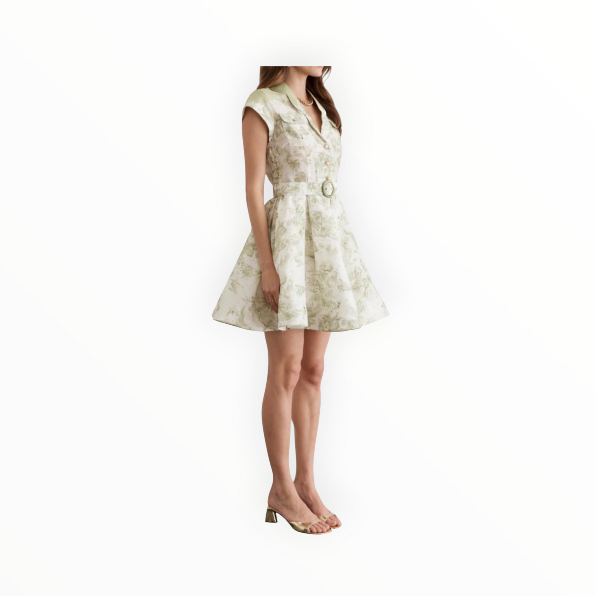 AQUA BLÚ Juliette Mini Dress - Faisane