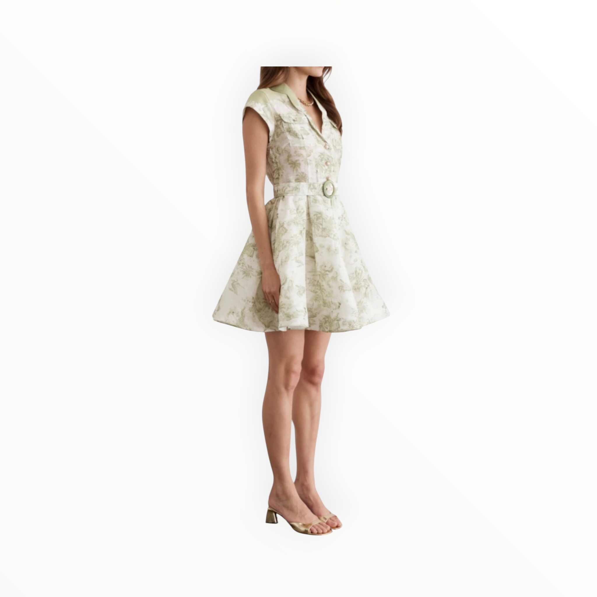 AQUA BLÚ Juliette Mini Dress - Faisane