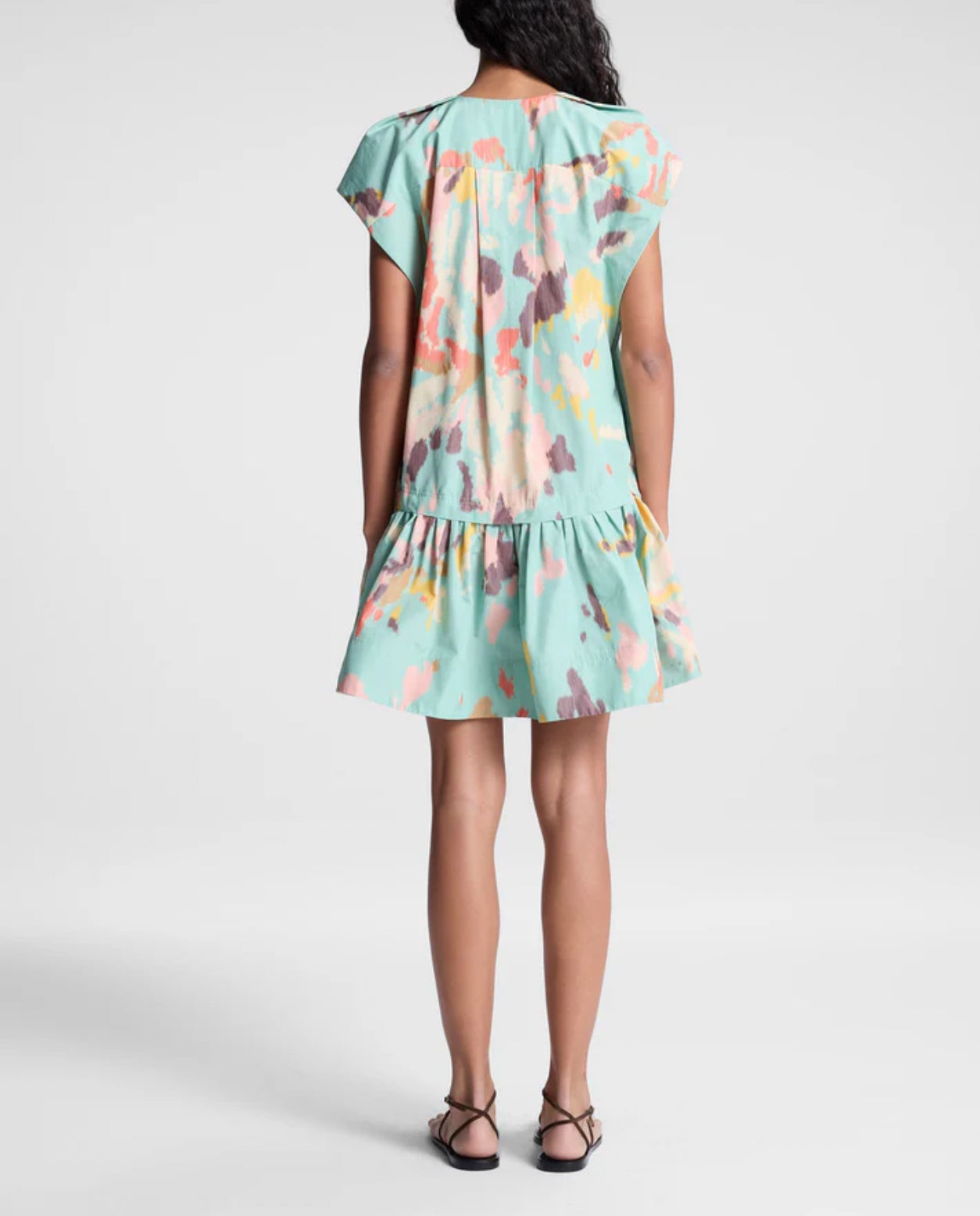 A.L.C. Ember Printed Mini Dress - Mint Multi