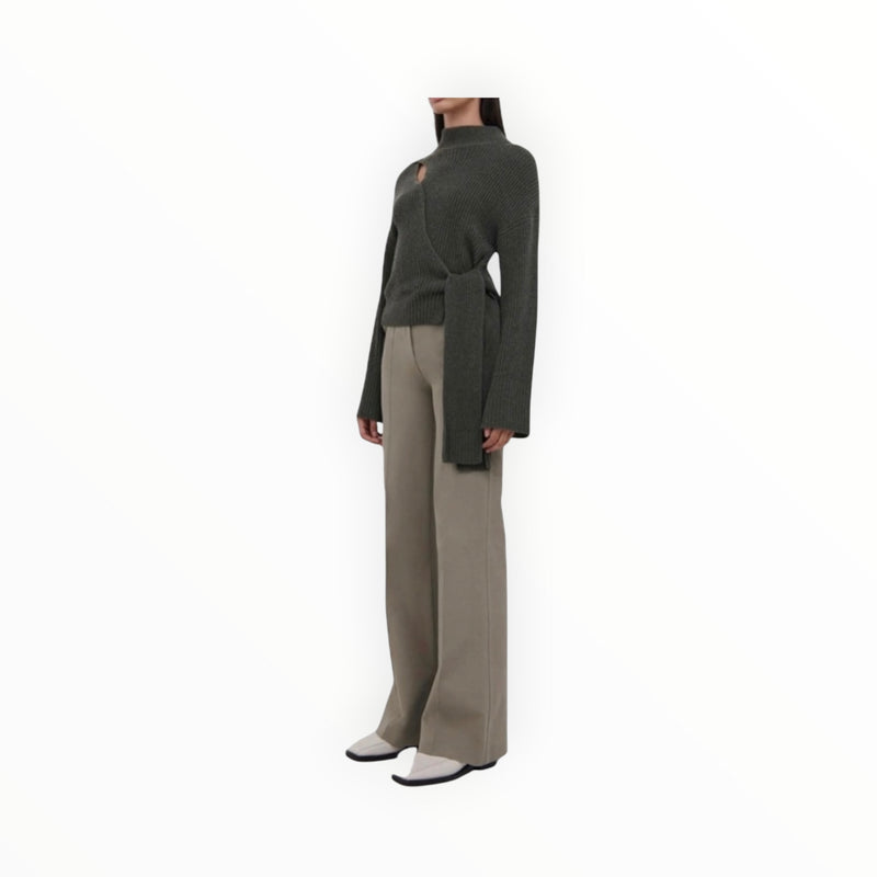 Jonathan Simkhai Kassandra Bootcut Pant - Olivine