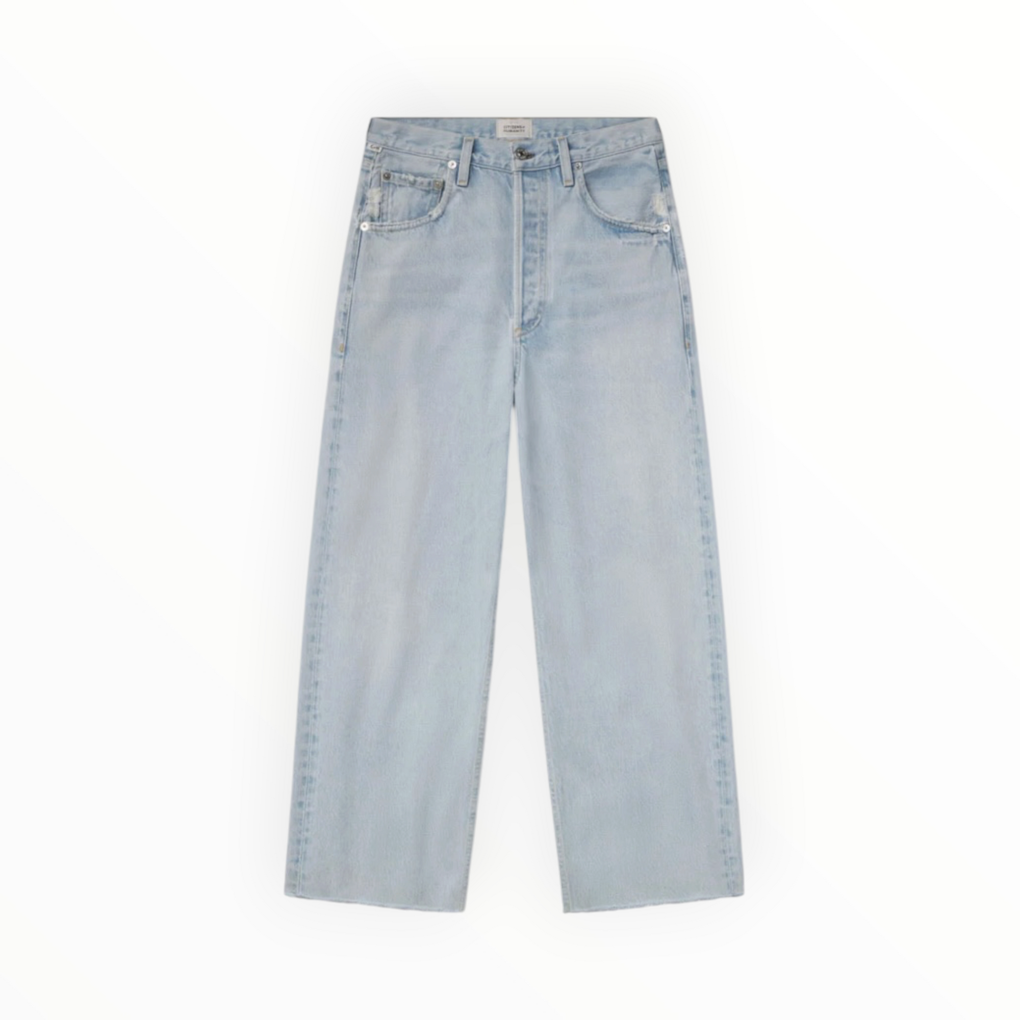 Citizens of Humanity Ayla Raw Hem Crop - Sailor