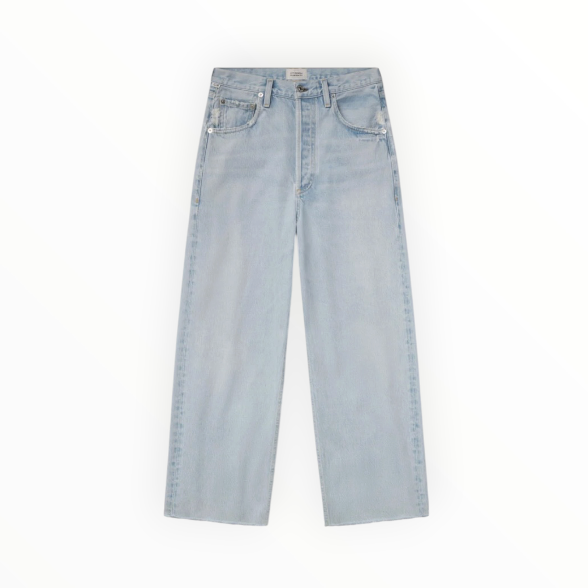Citizens of Humanity Ayla Raw Hem Crop - Sailor