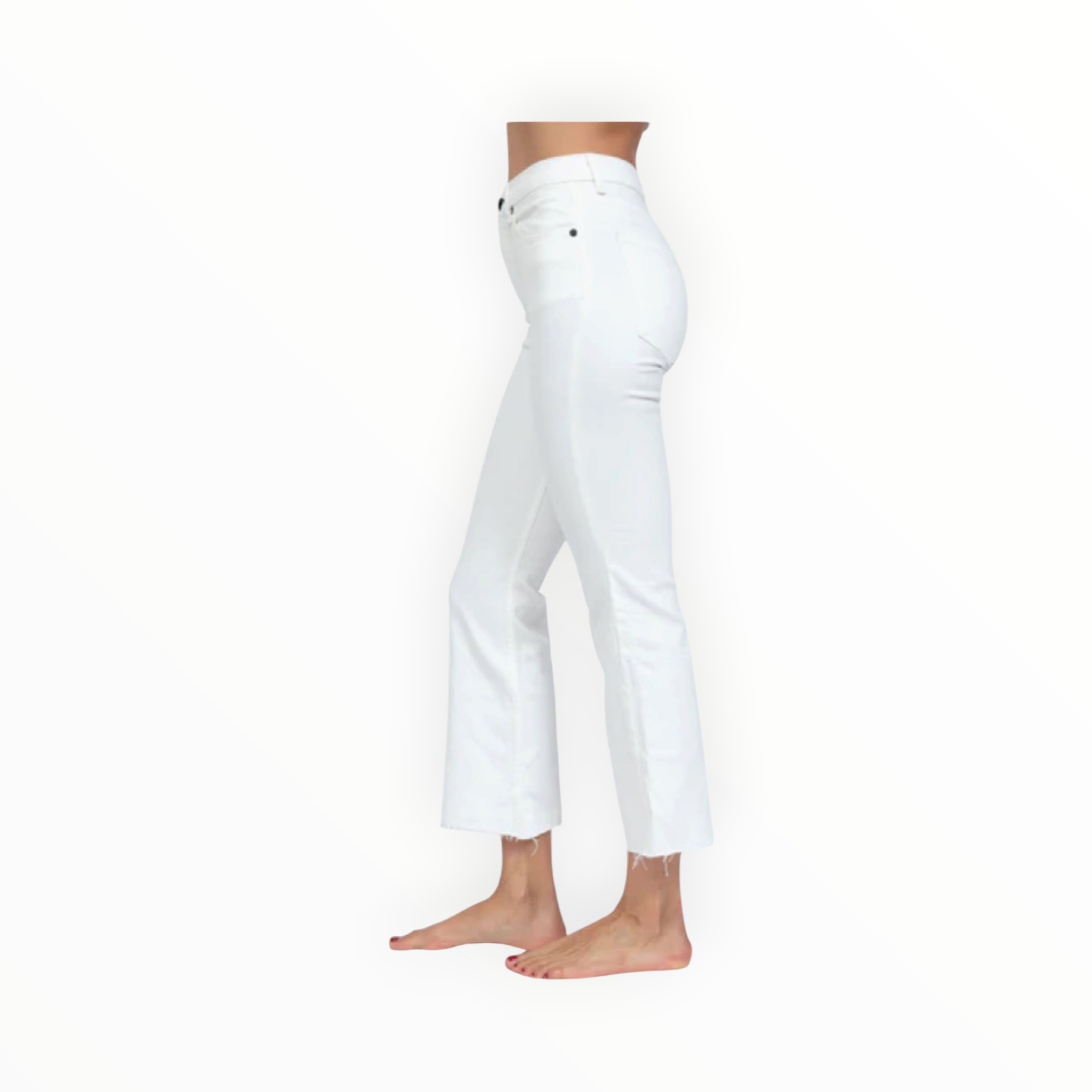 ASKK NY The Geek Crop Flare - Ivory