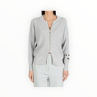 Liviana Conti Double Zip Cardigan - Brezza
