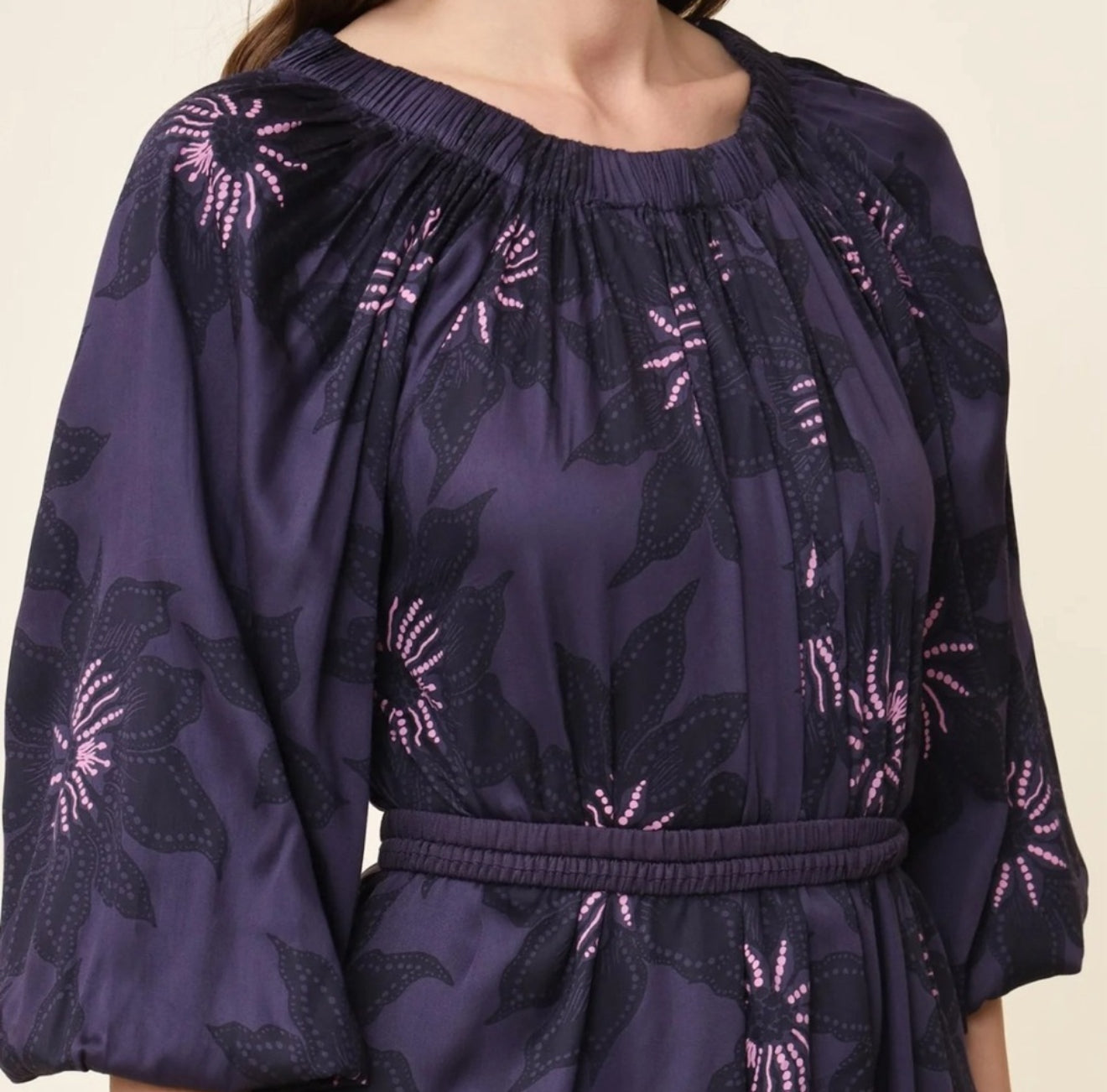Omika Fitzgerald Mini Dress - Mara Midnight