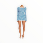 Amanda Uprichard Breezy Cardigan- Blue/White Stripe