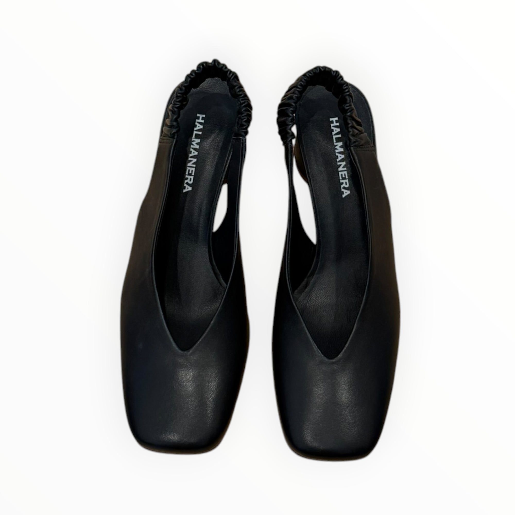 Halmanera Cala 63 Leather Slingback - Navy