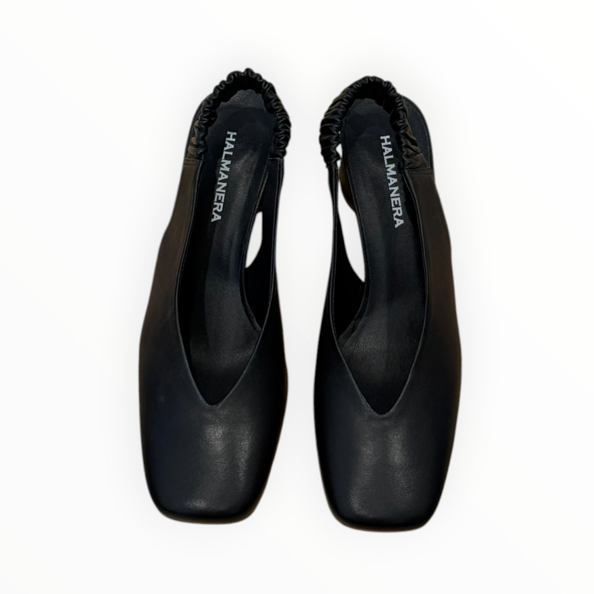 Halmanera Cala 63 Leather Slingback - Navy