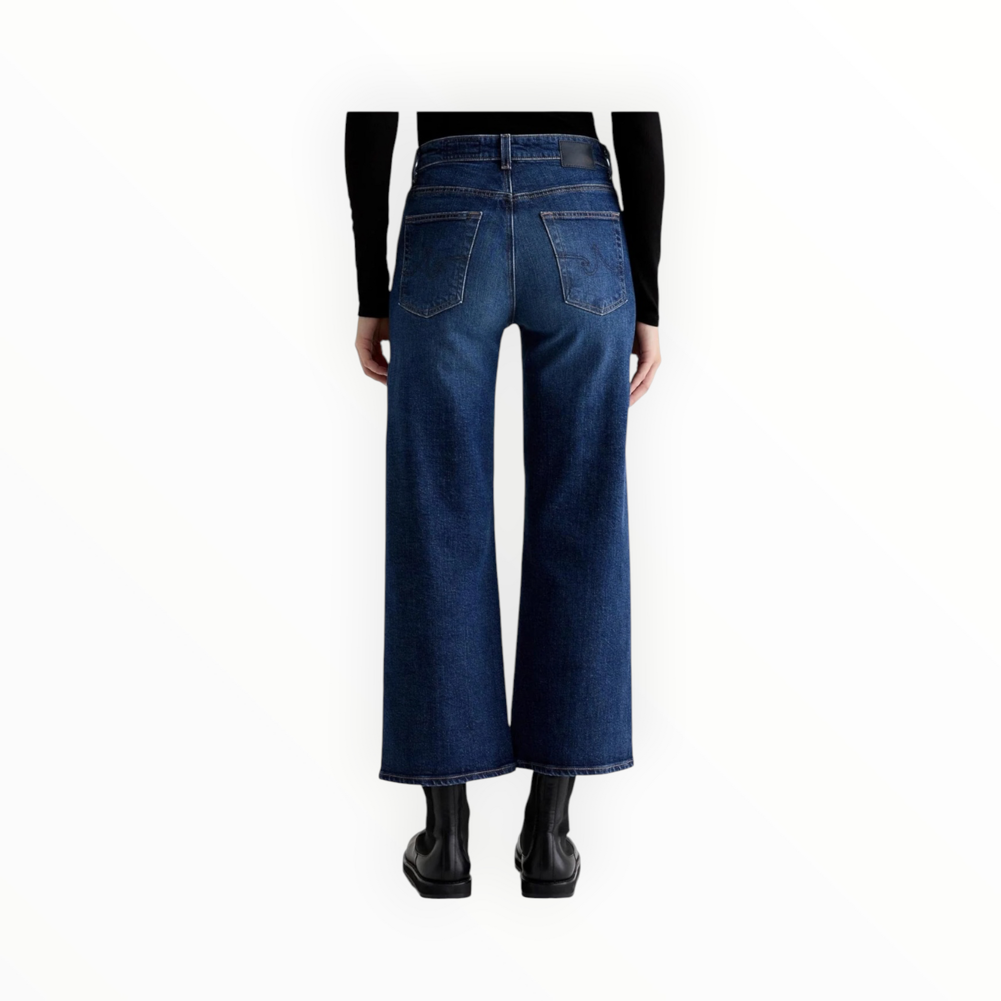 AG Jeans Saige Wide Leg Crop - Veiled