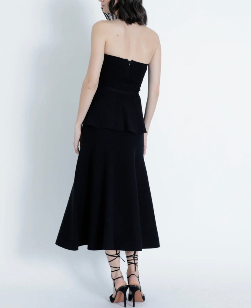 Karina Grimaldi Krystina Strapless Top - Black