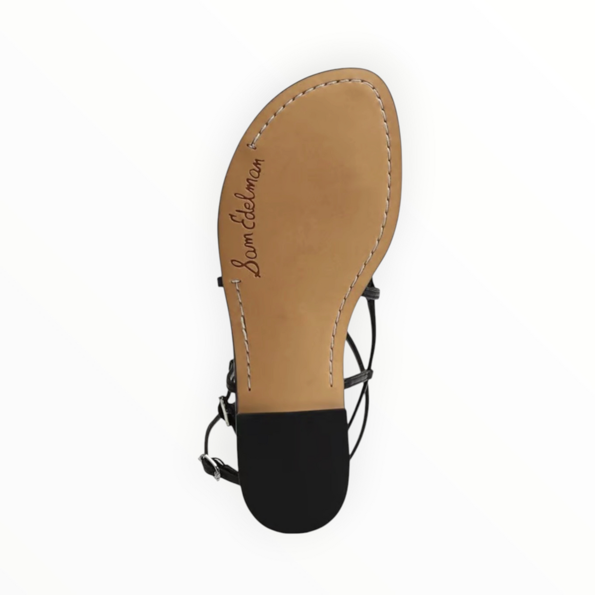 Sam Edelman Clarra Strappy Sandal - Black Leather