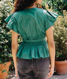 Love The Label Madelyn Top - Foliage Green
