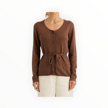 One Grey Day Romi Cardigan - Saddle