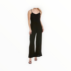Stateside Gauze Tie Shoulder Jumpsuit - Black