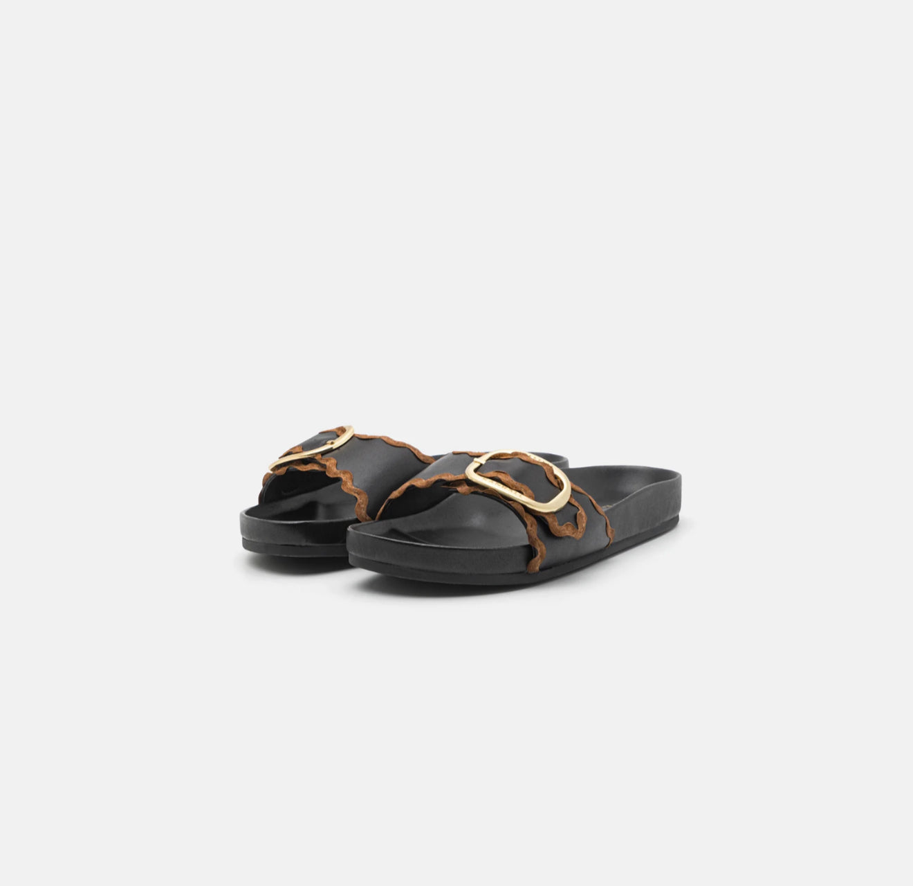 Loeffler Randall Iris Sandal - Black/Cacao