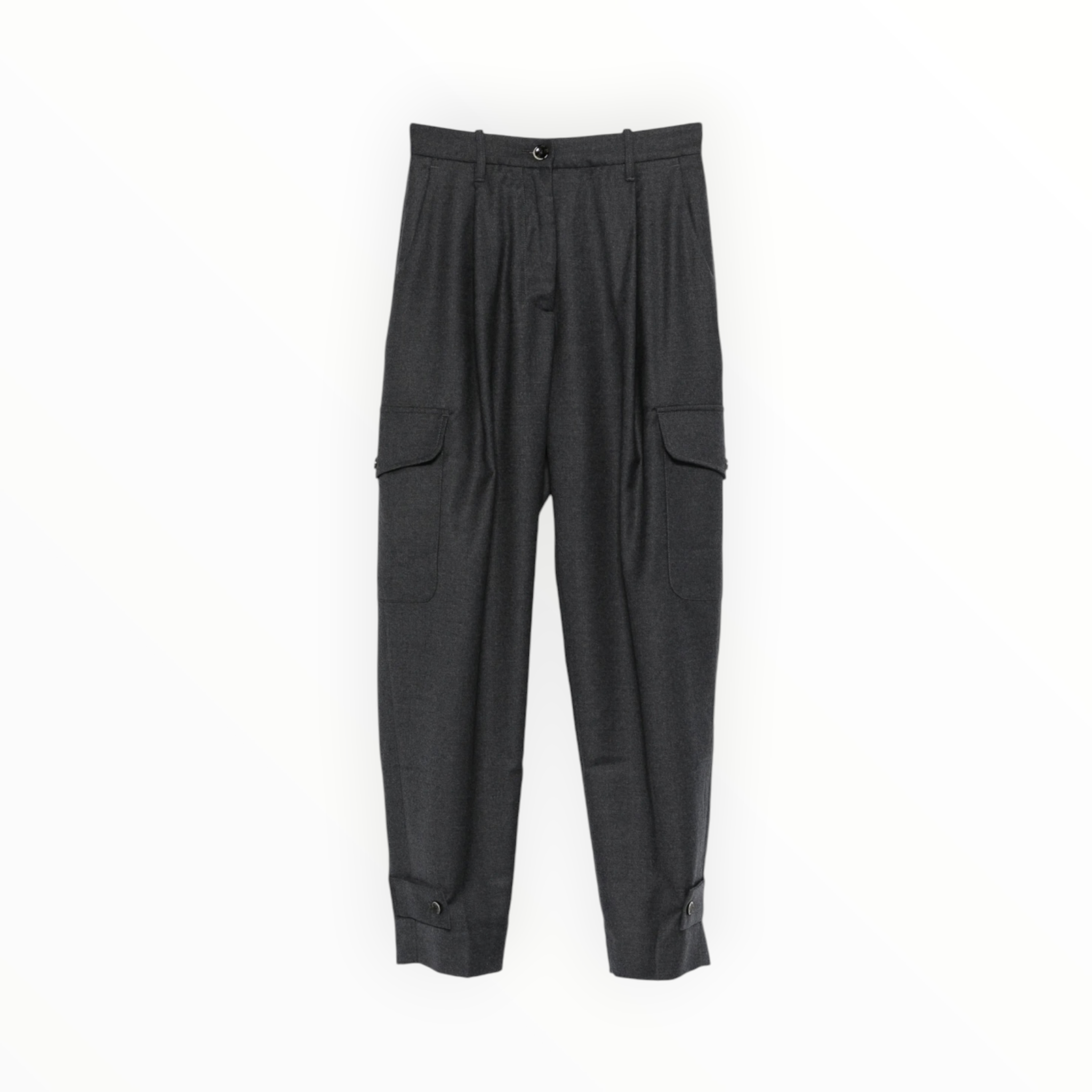 nine:inthe:morning Sophie Cargo Pant - Grey