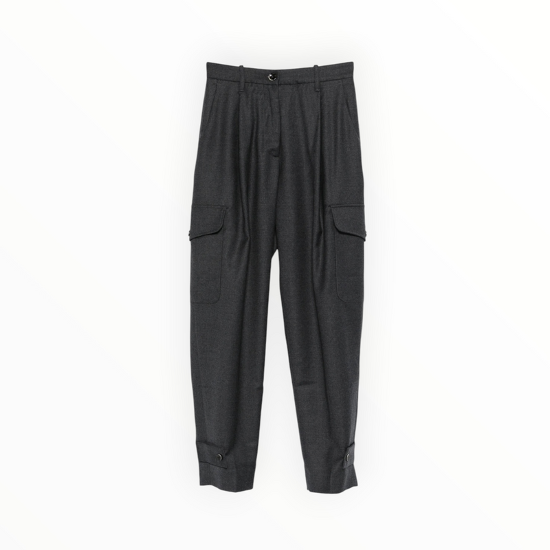 nine:inthe:morning Sophie Cargo Pant - Grey