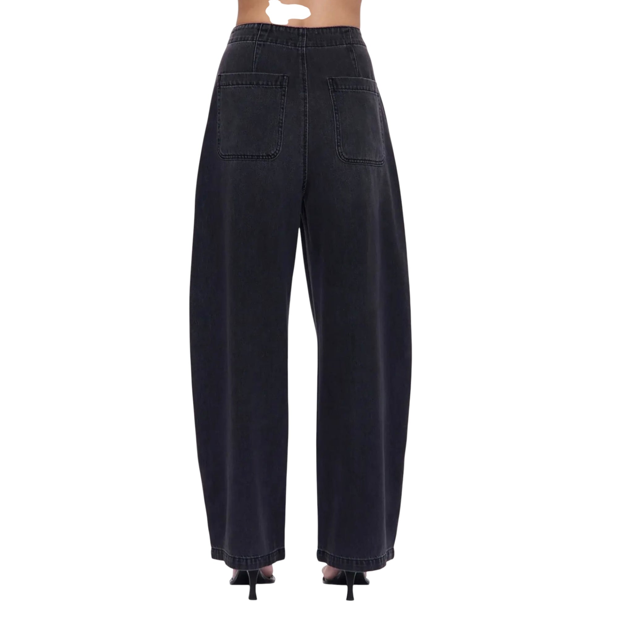 Pistola Lottie High Rise Relaxed Bowed Leg - Zen