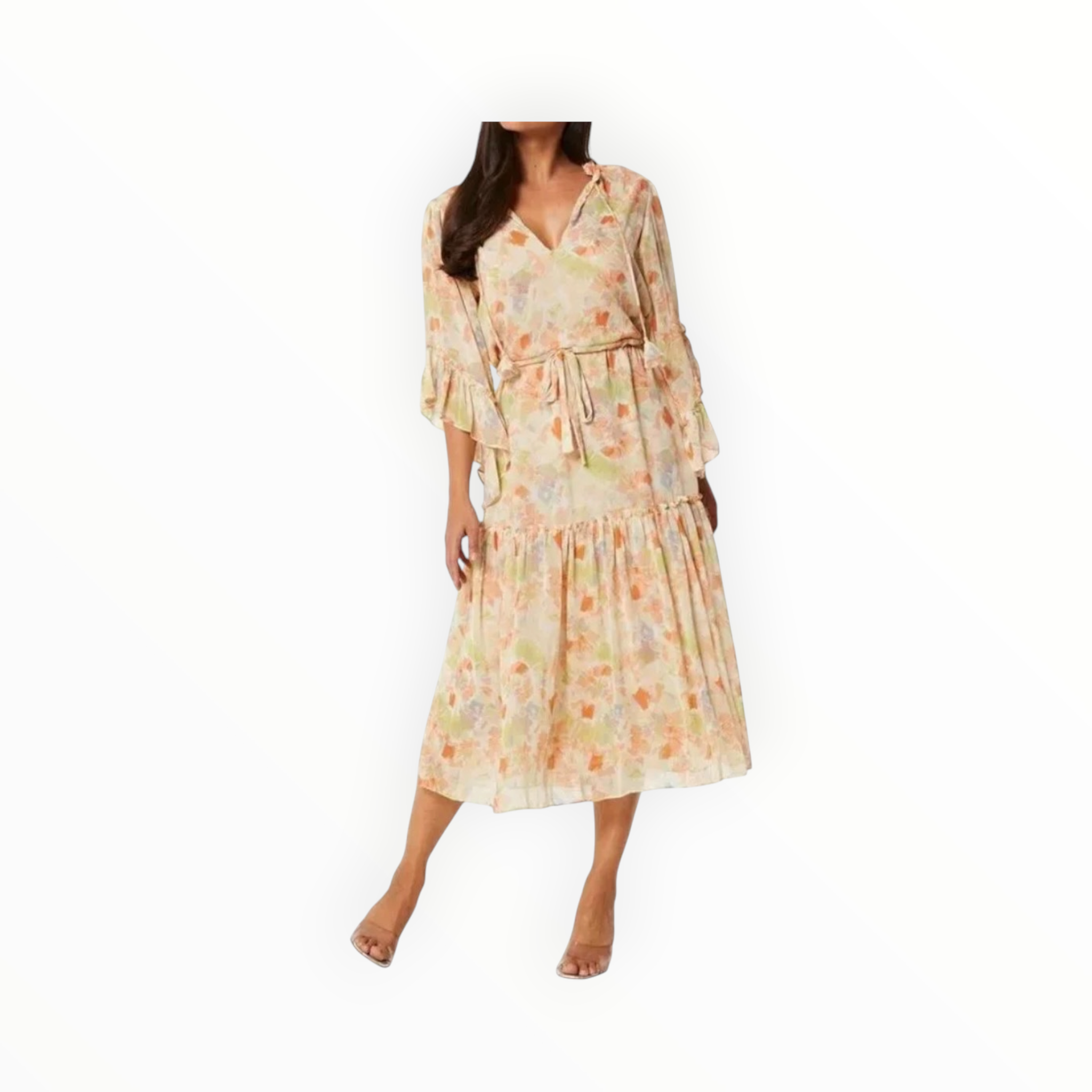 MISA Marcelle Dress - Pastel Splash