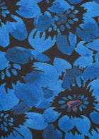 Smythe Jersey Turtleneck - Lapis Floral