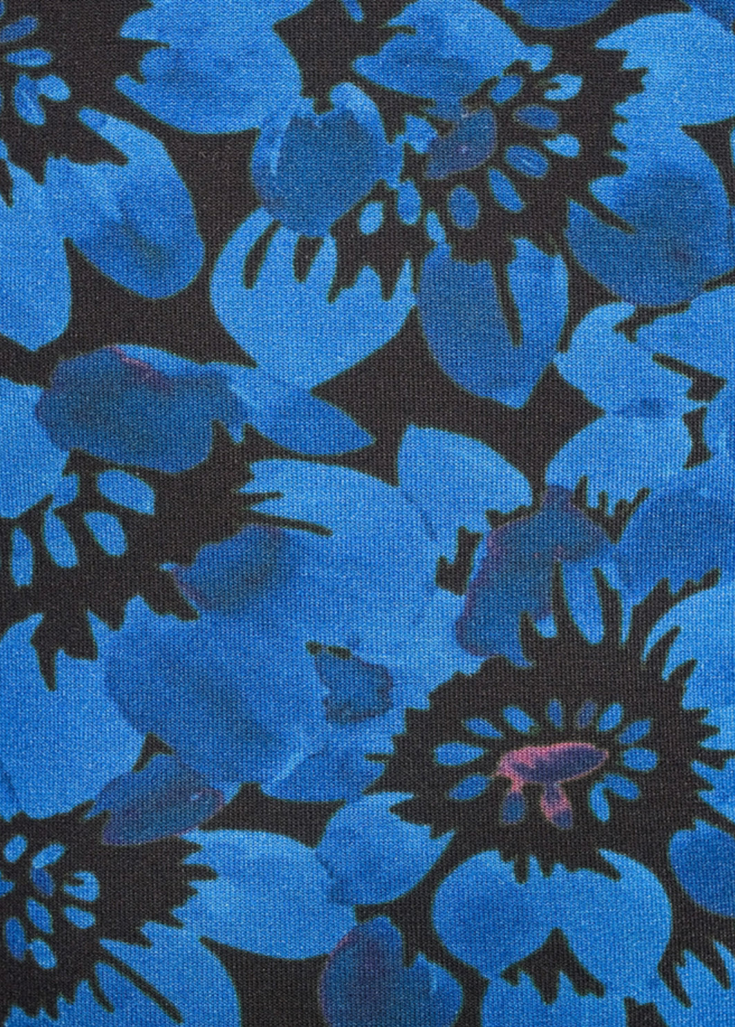 Smythe Jersey Turtleneck - Lapis Floral