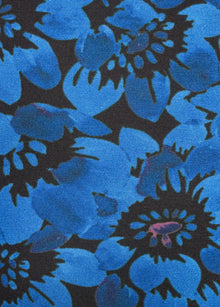 Smythe Jersey Turtleneck - Lapis Floral