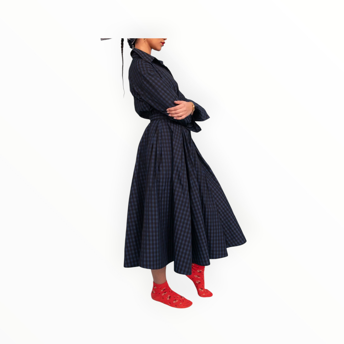 Heather Harlan Gingham Party Skirt
