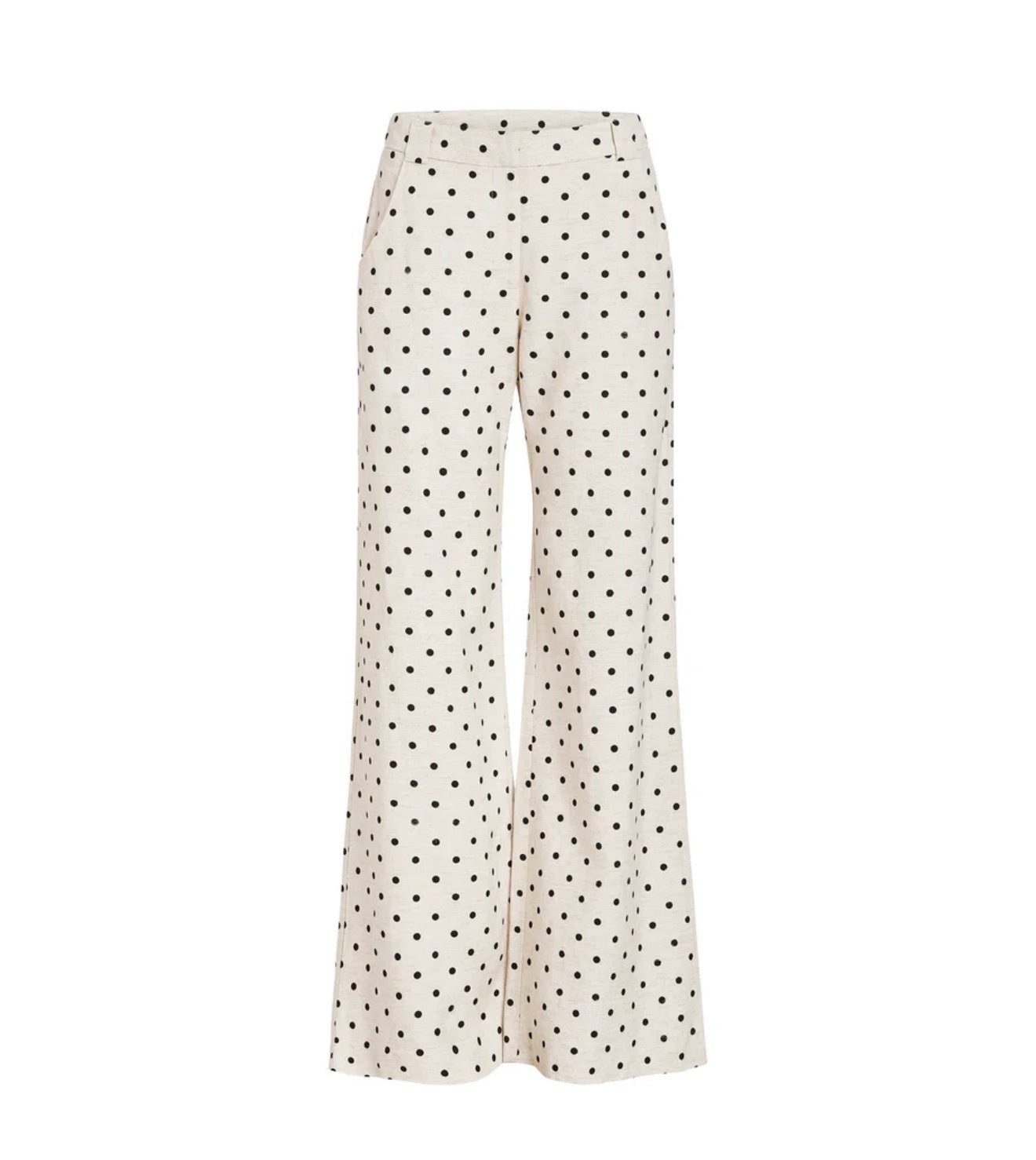 Amanda Uprichard Saddler Pants - Beige/Black