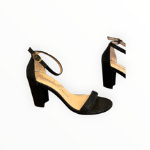 Stuart Weitzman Nearly Nude Strap Sandal - Black Disco