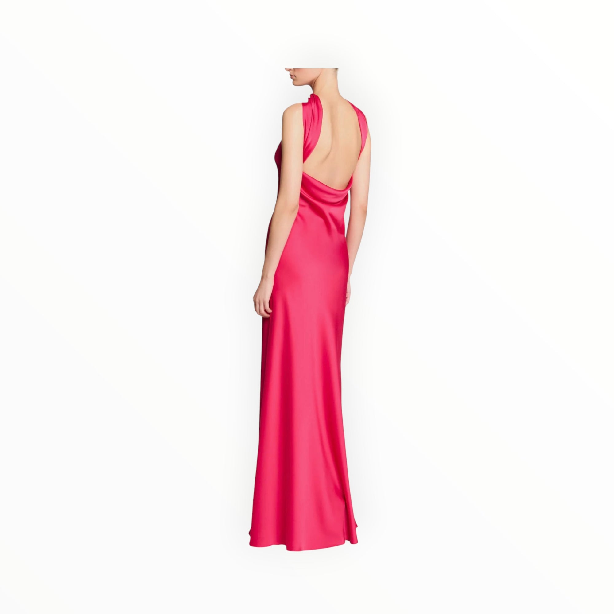 Halston Vali Crepe Gown - Opera