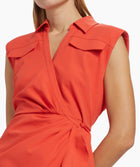 Cinq à Sept Zenni Dress - Deep Tangelo