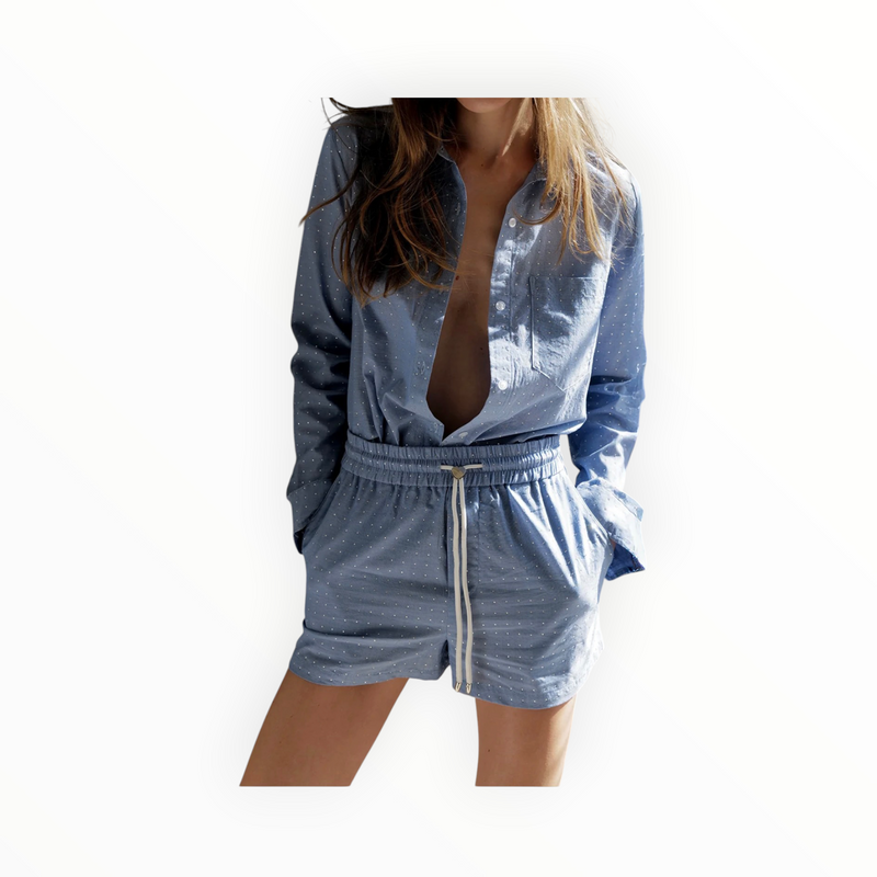 Le Superbe Chambray Shine Boxer Shorts