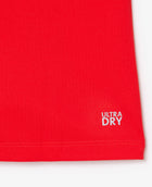 Lacoste Slim Fit Ultra Dry Sleeveless Tennis Polo - Red