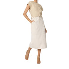 Cleobella Gigi Cropped Sweater Vest - Cream