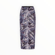 Le Superbe Midnight Abstract Floral Skirt