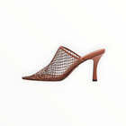 Lola Cruz Ruby Mule 85 - Terracotta
