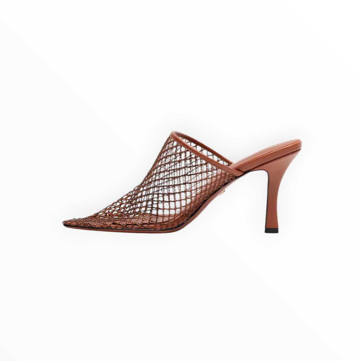 Lola Cruz Ruby Mule 85 - Terracotta