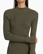 A.L.C. Halle Knit Dress - Dark Sage