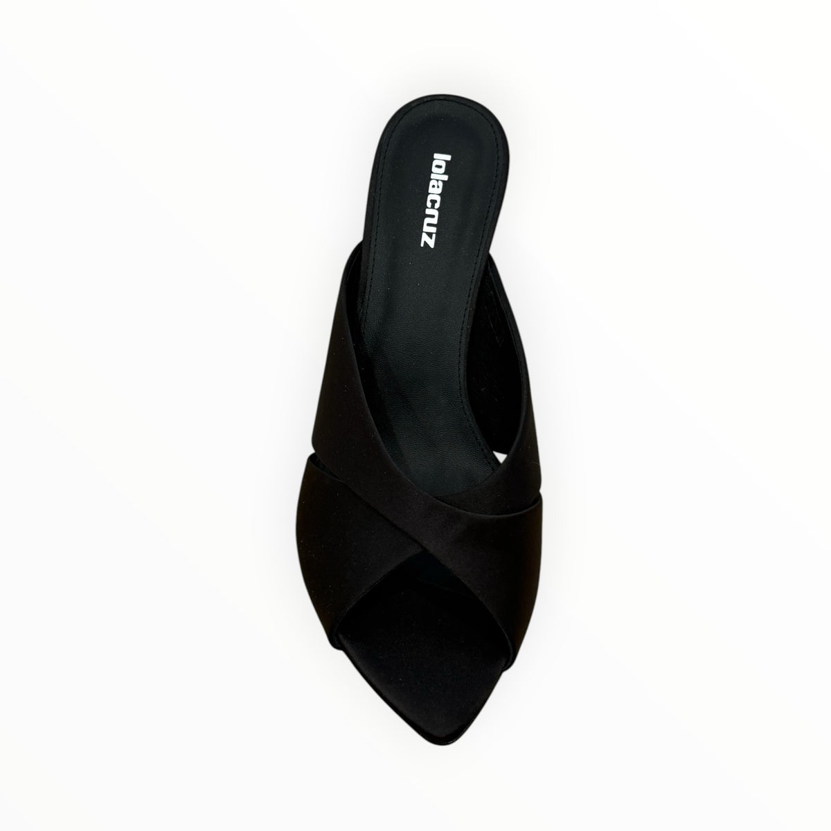 Lola Cruz Lena Mule 65 - Black