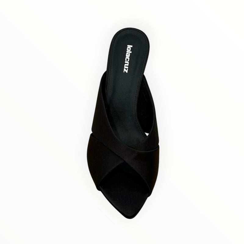 Lola Cruz Lena Mule 65 - Black