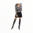 Allison New York Colleen Cardigan - Black/White