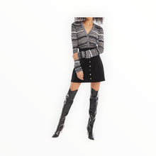 Allison New York Colleen Cardigan - Black/White