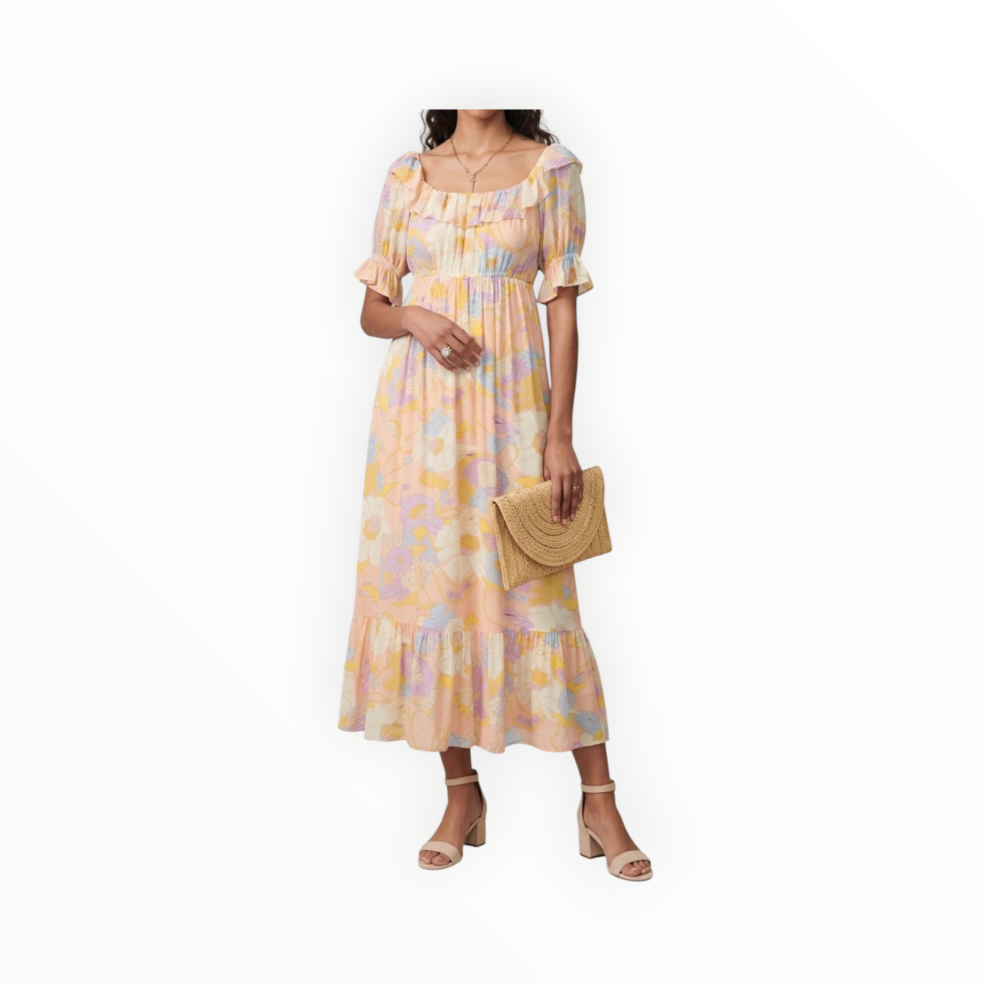 ba&sh Noma Dress - Nude