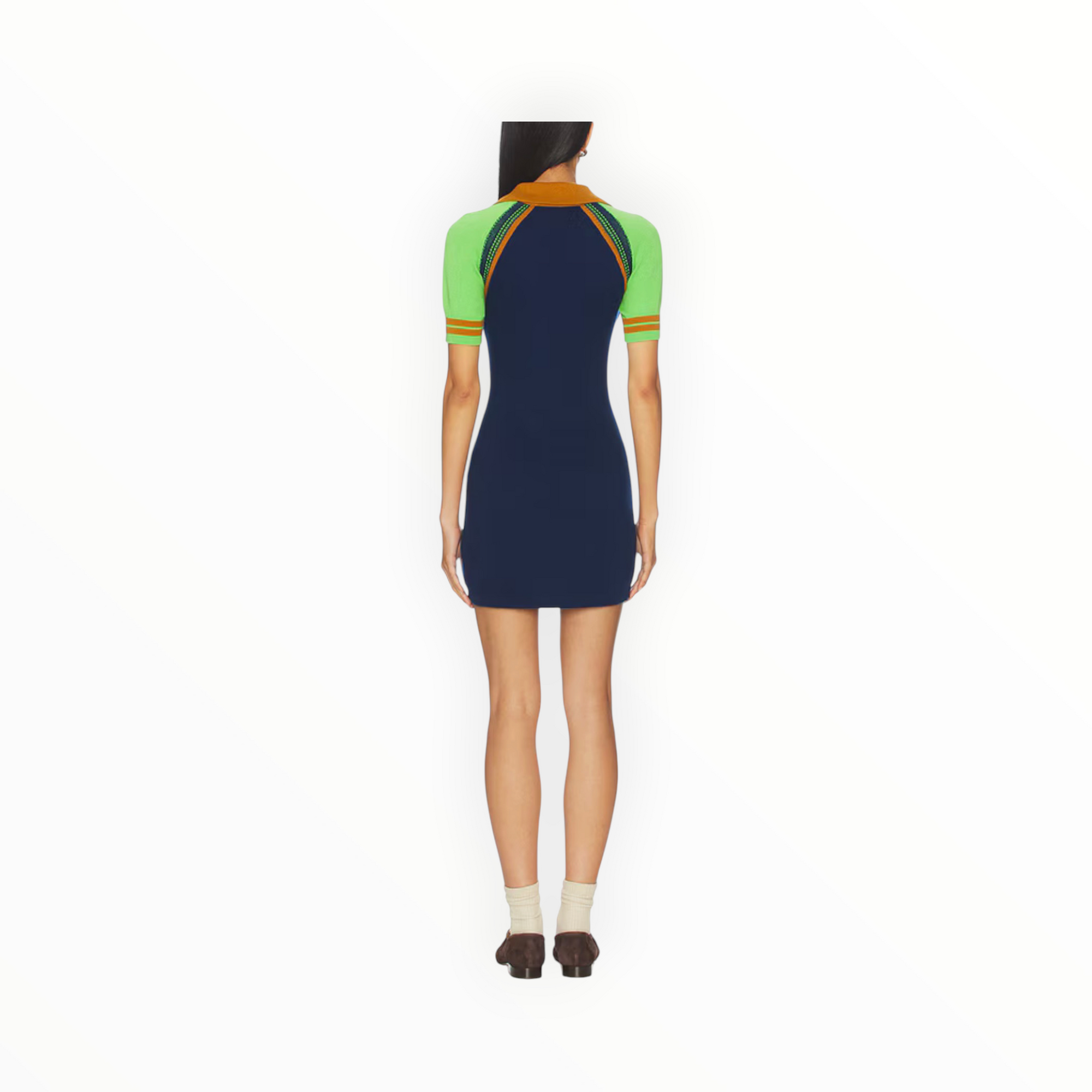 Guest In Residence Ace Polo Dress - Navy Combo