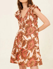 Omika Jacqueline Mini Dress - Cemile Fig
