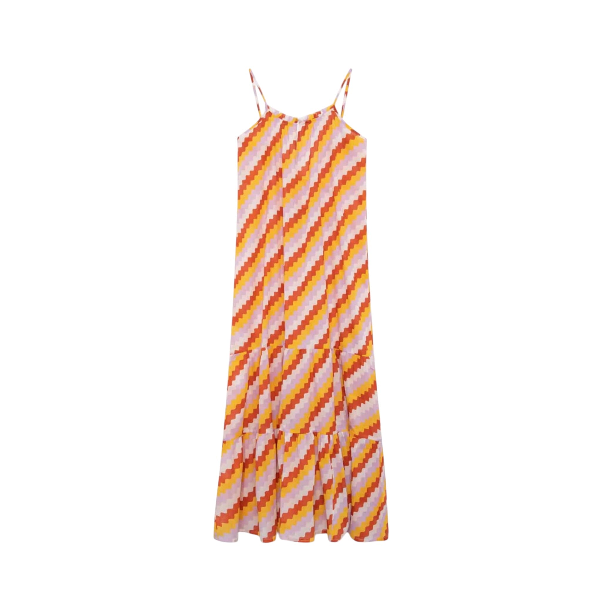 Compañia Fantastica Beach Zigzag Print Dress