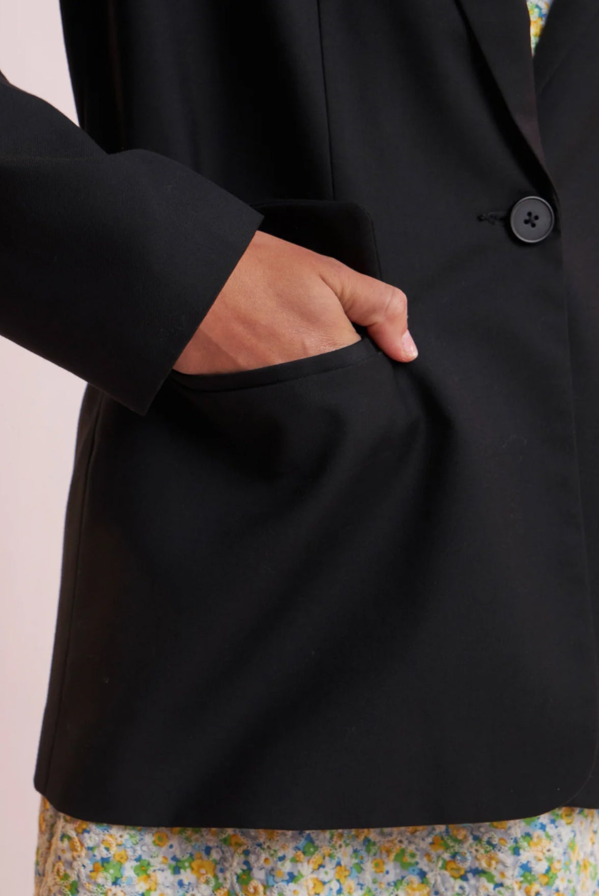 endless rose Single Breasted Blazer - Black