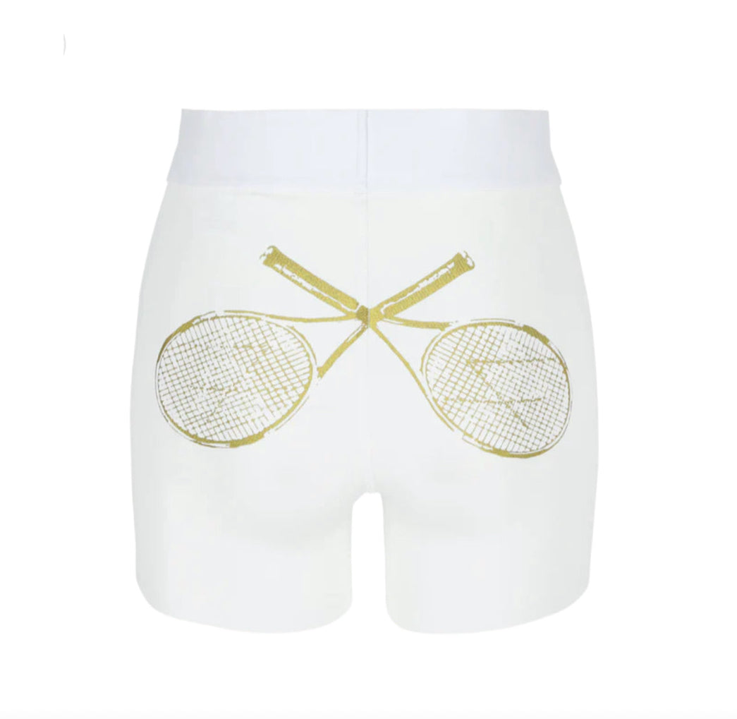 Vieux Jeu Marie Racket Tennis Short - White
