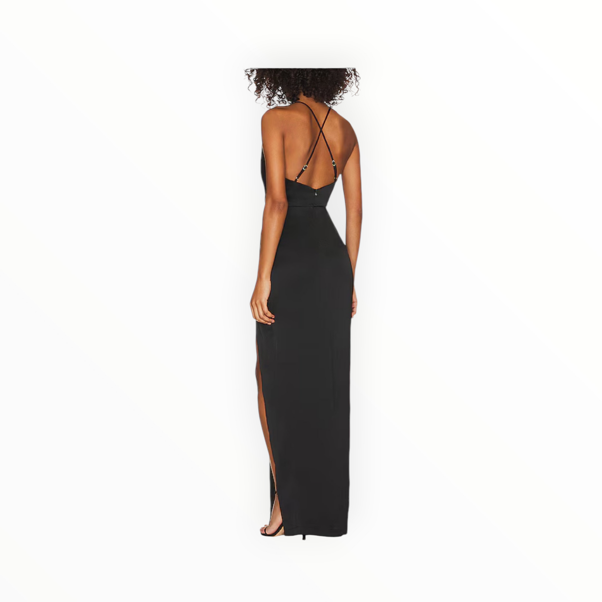 RUMER Allegra Gown - Black