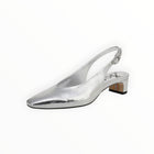 Sam Edelman Ronnie Slingback Heel - Silver Leather